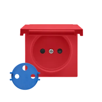 Elektrická zásuvka SIMON TGD1ZP/122 Kryt zásuvky DATA bílá