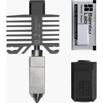 3D tisk Hotend s nerezovou tryskou 0,2mm