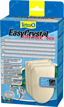 filtrační náplň do akvária Tetra EasyCrystal 600 náplň s aktivním uhlím 3 ks