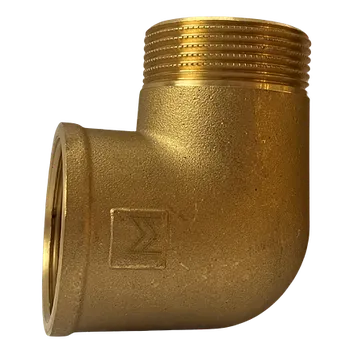 Mosazné koleno FM 90° 6/4"