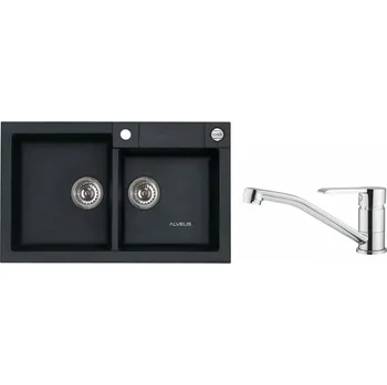 Granitový dřez SET ALVEUS ROCK 90 - 91 24239