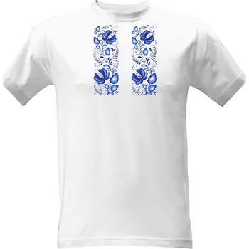 Pánské tričko Tričko s potiskem folklor, modrotisk, ornament pánské