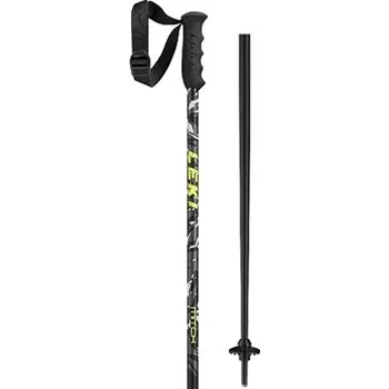 Sjezdová hůlka Leki Mitch black/white-grey-neonyellow 64346242 18/19 (80)