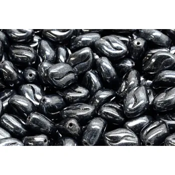 Dětské navlékací korálky Oboustranná vlnitá zrnka 11x8 mm č. 11