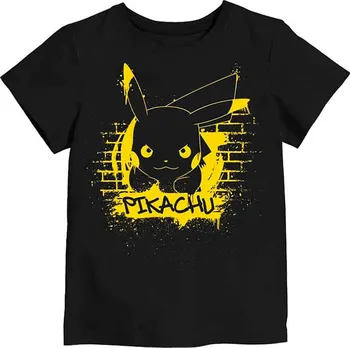 Chlapecké tričko Pokémon Pikachu dětské tričko černé
