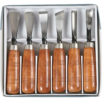 Dláto Řezbářská dláta na dřevo široká 15 cm 6 ks