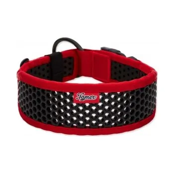 Obojek pro psa Obojek TAMER Softy červenočerný 55-61cm