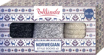 Dámské ponožky Bellinda Norwegian Style Socks Box 3 páry