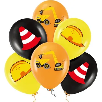 Balónek Party Pal Sada balonků práce na silnici 6 ks