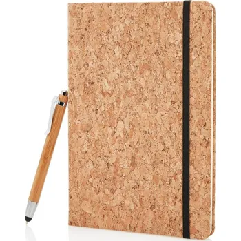 Blok Poznámkový blok A5 s&nbsp;bambusovým perem se stylusem