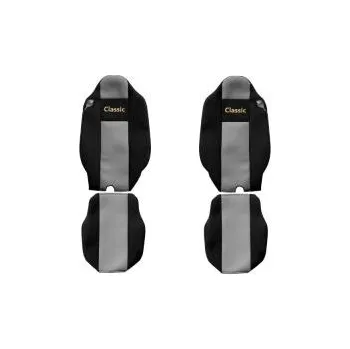 Potah sedadla Sada potahů sedaček (sedadel) pro RENAULT T (od roku 2014) šedá 20369