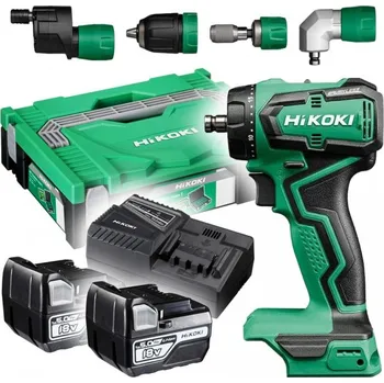 Hikoki DS18DDQWSZ - akušroubovák bezuhlíkový s příslušenstvím