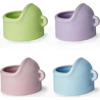 Miska pro psa American Pet Diner, Inc. Miska hlod. keramická AmPD s ouškem, mix barev 90 ml