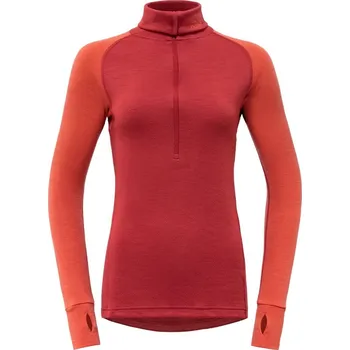 Triko Devold Expedition Merino 235 Zip Neck W S beauty/coral