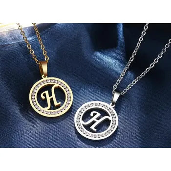 Řetízek Řetízek s přívěskem H, Varianta Stříbrná