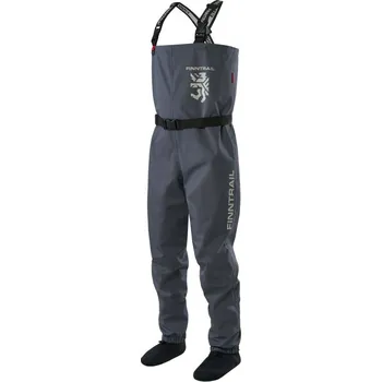 Rybářské oblečení FINNTRAIL Brodící kalhoty Waders Timber Darkgrey - vel. M