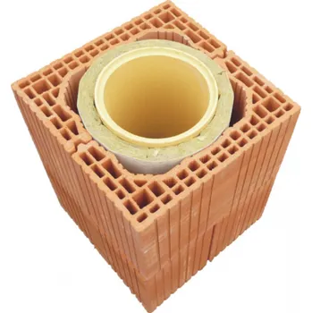 Komín CIKO Komín 3V UNIVERSAL 7 m průměr 160 mm, připojení 90°, komfort červený 1m, límec