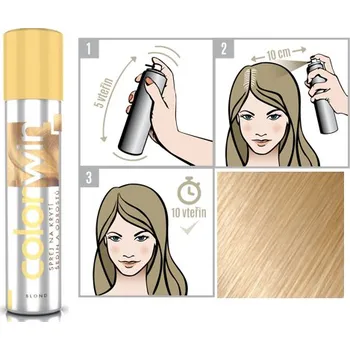 Barva na vlasy COLORWIN Krytí šedin a odrostů BLOND