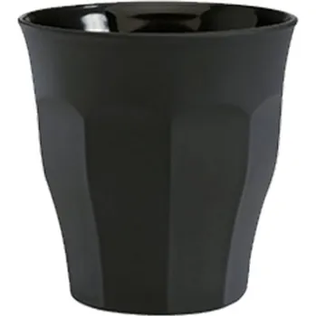Sklenice DURALEX | sklenice na vodu, Picardie Soft Touch Gobelet Noir objem 90 ml, barva černá (Sklenice na vodu Duritka Picardie, barva černá, objem 9 cl)