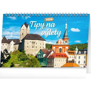 Kalendář Stolní kalendář Tipy na výlety 2024, 23,1 x 14,5 cm