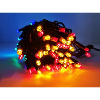 Vánoční dekorace Cortina Vánoční osvětlení světýlka profi 100LED barevné