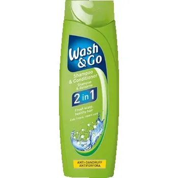 Šampon WASH N GO Vlasový šampon 200ml ANTI DANDRUFF 2IN1