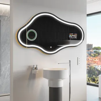 Zrcadlo SMART Nepravidelné zrcadlo s LED osvětlením C223 Google