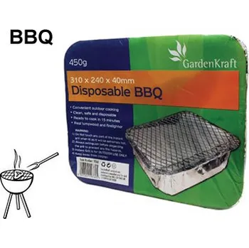 BBQ Grill na jedno použití 310x240x40mm