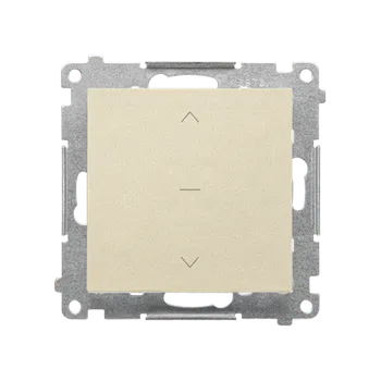 vypínač SIMON TZW1K.01/144 Spínač žaluziový (přístroj s krytem), třípolohový, řazení 1-0-2, 10 A / 250 V~, b