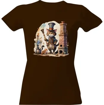 Dámské tričko Tričko s potiskem kominíček dámské