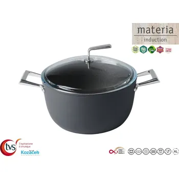 Hrnec Hrnec nepřilnavý ¤24cm 3,5L MATERIA s poklicí indukce