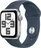 Apple Watch SE 2023 40 mm, stříbrný hliník s bouřkově modrým sportovním řemínkem M/L