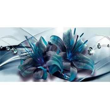 Diamantové malování Diamantové malování - Lilie s diamanty-č.615 120x60 cm