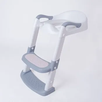 Stolička Sedátko s žebříkem na WC Primabobo Barva: Grey