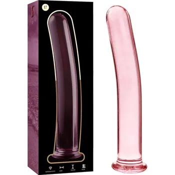 Dildo Ibiza Nebula Model 17 Dildo Borosilicate Glass 18.5x3cm Pink