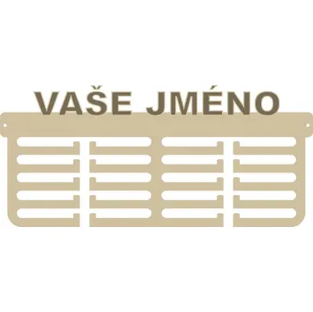 věšák na medaile Věšák na medaile s gravírovaným jménem - velký