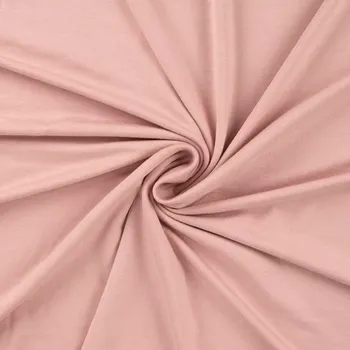 Bambusový úplet Pudrová (E) (Měkké a hebké bambusové úplety)