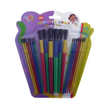 Kosmetický štětec KIDZ COM Sada štětců na malování 20ks BRUSH SET