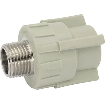 Vodovodní potrubí Slovarm - Přechodka přímá DG PPR 40x5/4 s kovovým závitem vnějším - 284054