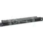SX50-ISDN-BK - 19" patch panel, 1U, 50x RJ45 CAT3, telefonní