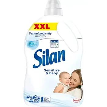 Prací prášek Silan aviváž sensitive & baby 130wl 2860ml