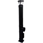 CIKO Lakovaný nerezový komín BASIC černá výška 4 m, průměr 150 mm, tloušťka izolace 30 mm