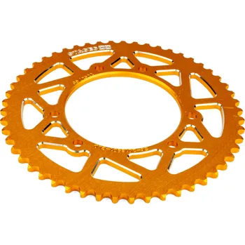 Rozeta 53z - 420 Stage6 alu CNC žlutá Rieju MRT