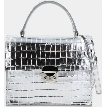 Kabelka Kroko stříbrná