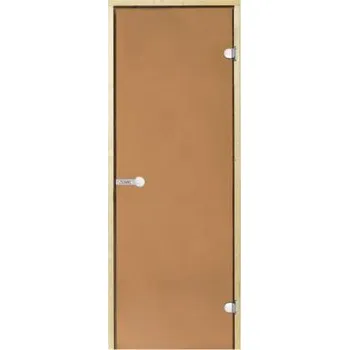 Dveře do sauny HARVIA 7x19, bronzové, 690x1890 mm, osika