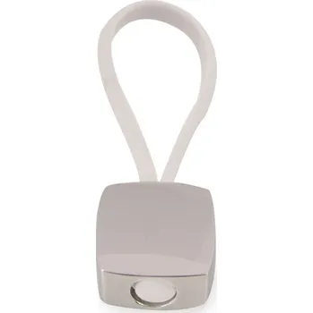 Přívěšek na klíče bílý