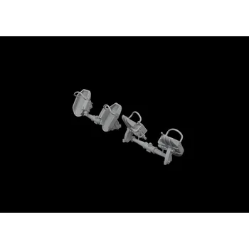 Plastikový model BRASSIN 1/48 Bf 109E rudder pedals early