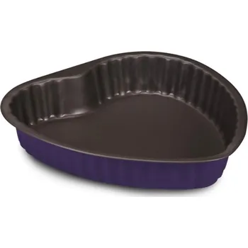 Forma na pečení Forma dortová 25cm nepřilnavá HEART BONTON fialová