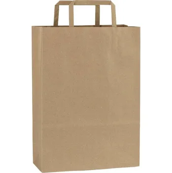 Nákupní taška Světle hnědá recyklovaná taška 220x100x280 mm