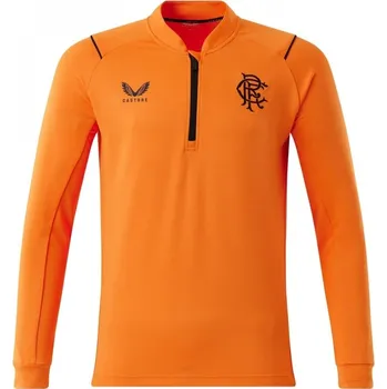 Pánská mikina Castore Rangers Quarter Zip Top Mens Orange S